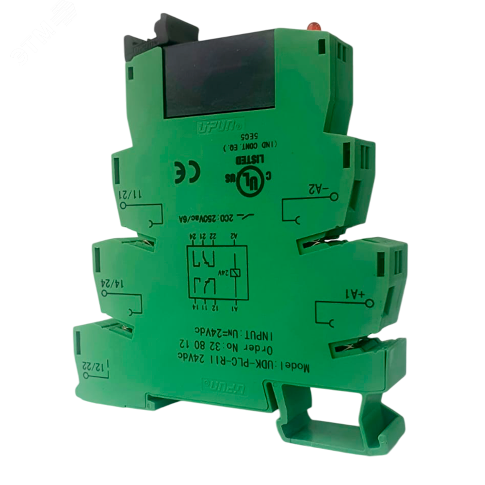Изображение товара Модуль релейный UDK-PLC-RII 24Vdc для автоматизации производства