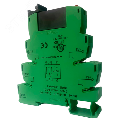 Изображение товара Модуль релейный UDK-PLC-RI 24Vdc-HC (шт)