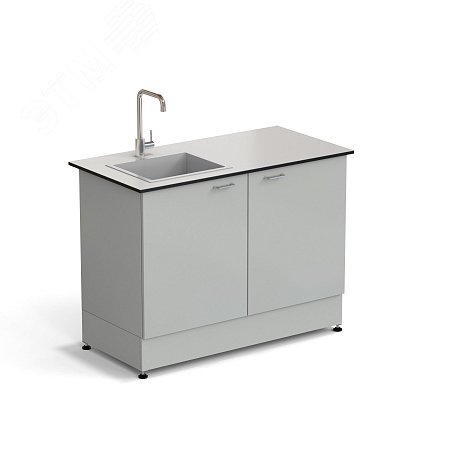 Изображение товара Лабораторный стол-мойка ЭКРОС 1200х600х900 мм стеклопластик