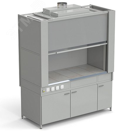 Изображение товара Лабораторный шкаф вытяжной с коконом из стеклопластика 1800x820x2240 мм