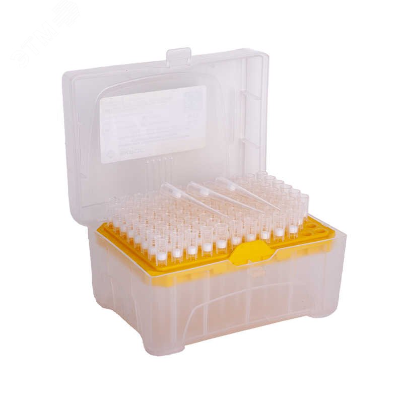 Изображение товара Наконечник с фильтром в штативах 1000 мкл 96 шт для лабораторий