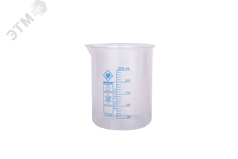 Изображение товара Стакан низкий со шкалой 250 мл из ПП от Экросхим