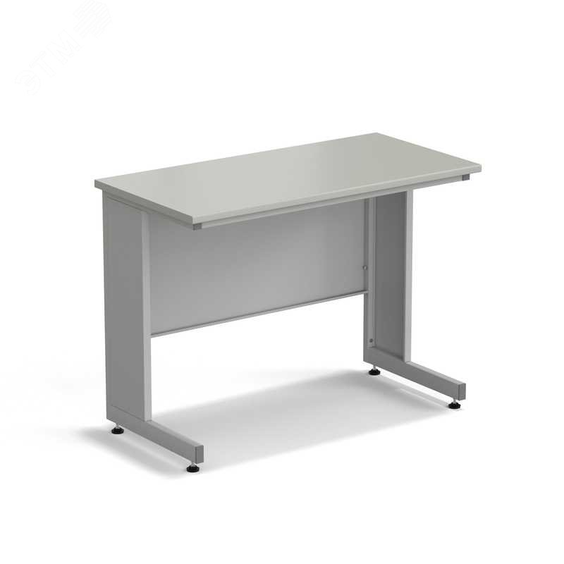 Изображение товара Лабораторный стол пристенный 1200х600х900мм из серого ламината