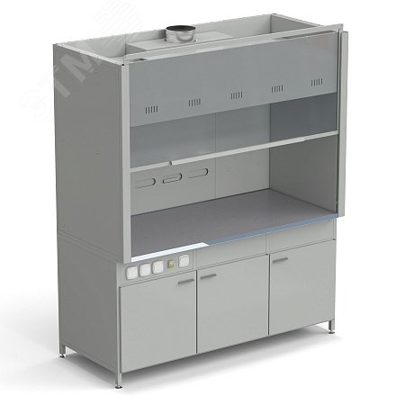 Изображение товара Шкаф вытяжной лабораторный 1800х900х2145 мм с рабочей поверхностью из монолитного керамогранита