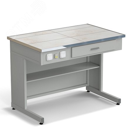 Изображение товара Демонстрационный лабораторный стол с электрикой 1212х750х900 из керамики Изображение товара Демонстрационный лабораторный стол с электрикой 1212х750х900 из керамики