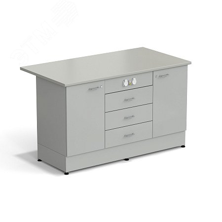 Изображение товара Лабораторная тумба ЭКРОС 1500х800х900 мм с электрикой и двумя дверцами Изображение товара Лабораторная тумба ЭКРОС 1500х800х900 мм с электрикой и двумя дверцами