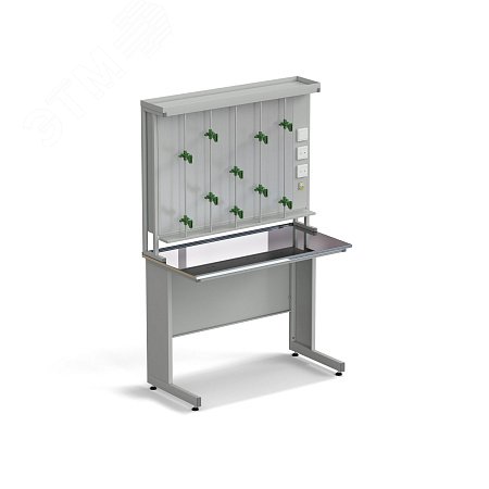 Изображение товара Лабораторный титровальный стол ЭКРОС 1200х600х900 мм нержавеющая сталь