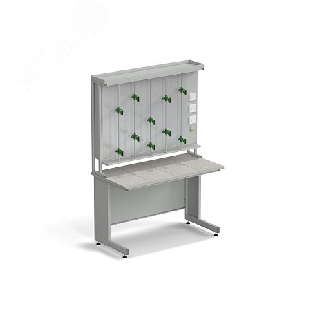 Изображение товара Лабораторный титровальный стол ЭКРОС 1200х600х750 мм керамока ПВХ кромка