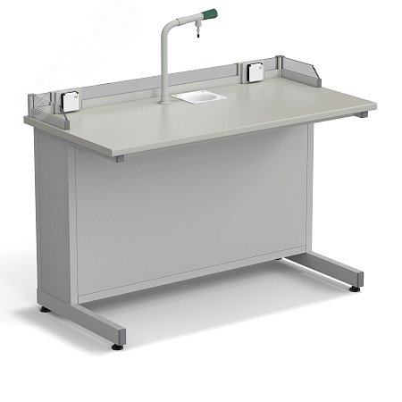 Изображение товара Ученический лабораторный стол с подводом воды и розетками 1200х600х840 Изображение товара Ученический лабораторный стол с подводом воды и розетками 1200х600х840