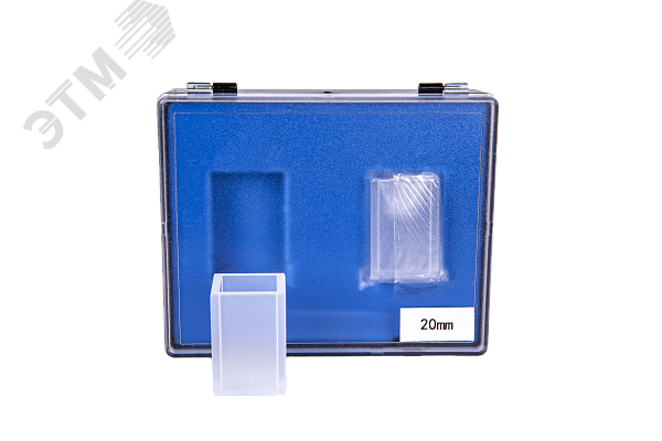 Изображение товара "Кювета кварцевая КФК 20 мм ""Экрос"" продаются кратно 2 штукам " (шт)