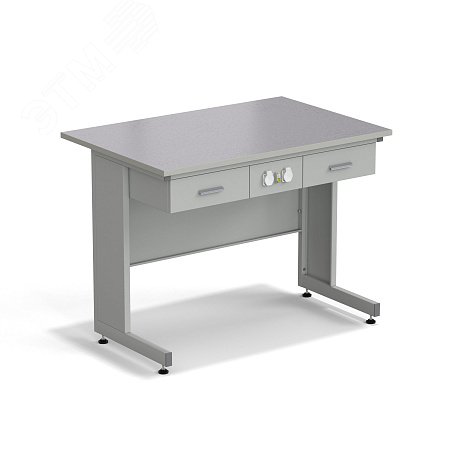 Изображение товара Лабораторный приборный стол ЭКРОС 1200x800x900 мм с ящиками и электрикой Изображение товара Лабораторный приборный стол ЭКРОС 1200x800x900 мм с ящиками и электрикой