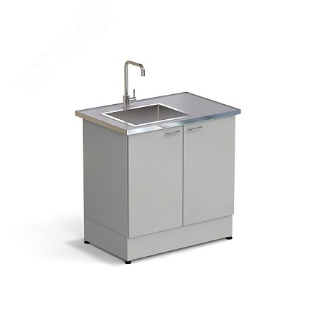 Изображение товара Лабораторный стол-мойка ЭКРОС 900х600х900 мм с нержавеющей чашей и монолитной поверхностью Изображение товара Лабораторный стол-мойка ЭКРОС 900х600х900 мм с нержавеющей чашей и монолитной поверхностью