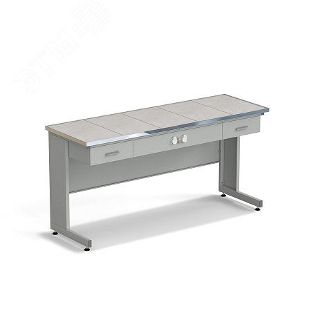 Изображение товара Лабораторный приборный стол ЭКРОС 1800х600х900 мм с керамической поверхностью Изображение товара Лабораторный приборный стол ЭКРОС 1800х600х900 мм с керамической поверхностью