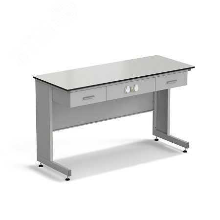 Изображение товара Лабораторный стол с ящиками и электрикой ЭКРОС 1500х600х900 мм для научных и учебных лабораторий