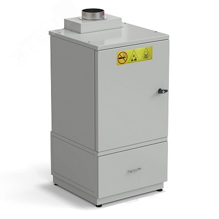 Изображение товара Шкаф лабораторный для хранения кислот 600х600х1210 мм серый Экросхим 56.0695.10.00-01