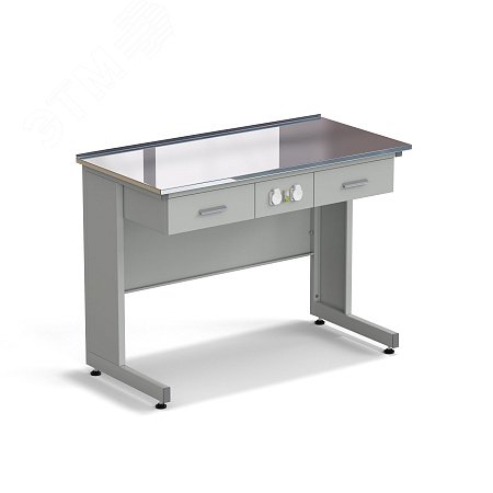 Изображение товара Лабораторный стол ЭКРОС 1200х600х900 мм с ящиками и электрикой
