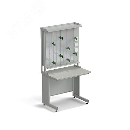 Изображение товара Лабораторный титровальный стол ЭКРОС 900х600х750 мм с серой ламинатной поверхностью Изображение товара Лабораторный титровальный стол ЭКРОС 900х600х750 мм с серой ламинатной поверхностью