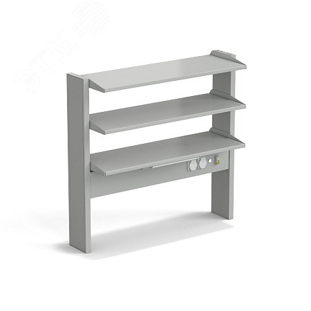 Изображение товара Лабораторный пристенный стеллаж ЭКРОС 3 полки 900 мм для лабораторий