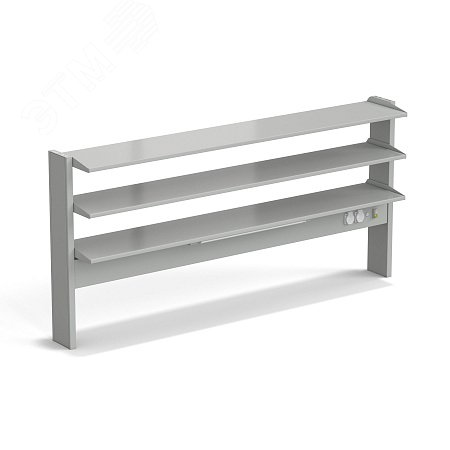 Изображение товара Лабораторный пристенный стеллаж ЭКРОС с тремя полками 1800 мм