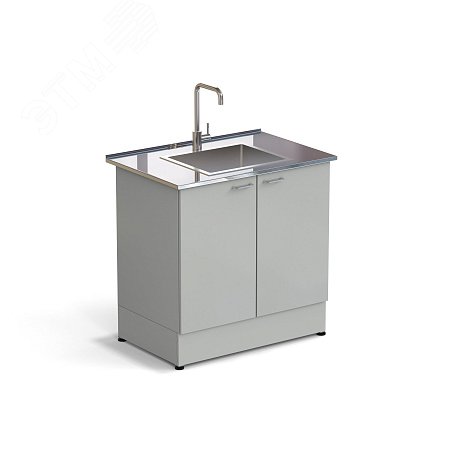 Изображение товара Лабораторный стол-мойка ЭКРОС 900х600х900 мм из нержавеющей стали Изображение товара Лабораторный стол-мойка ЭКРОС 900х600х900 мм из нержавеющей стали