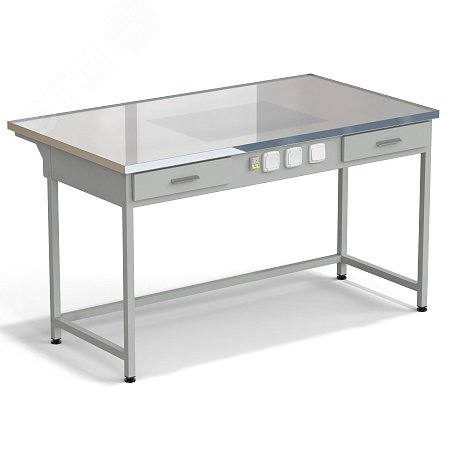 Изображение товара Лабораторный стол с подсветкой рабочей зоны 1515х850х850 LABGRADE-лайт Изображение товара Лабораторный стол с подсветкой рабочей зоны 1515х850х850 LABGRADE-лайт
