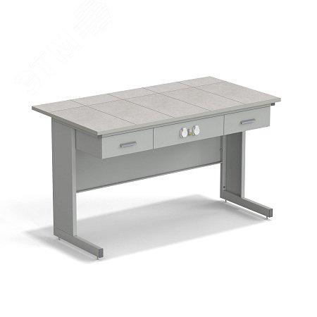 Изображение товара Лабораторный стол с ящиками и электрикой ЭКРОС 1500x800x900 мм Изображение товара Лабораторный стол с ящиками и электрикой ЭКРОС 1500x800x900 мм