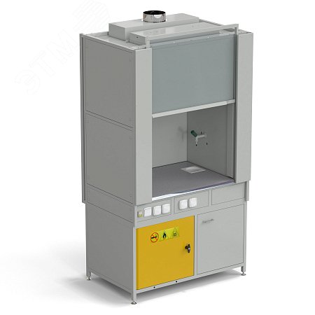Изображение товара Лабораторный вытяжной шкаф из стеклопластика с водой и электрикой 1200х820х2240 мм