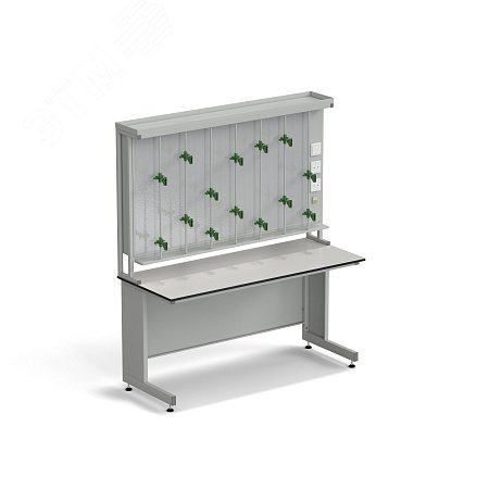 Изображение товара Лабораторный титровальный стол ЭКРОС 1500х600х750 мм с рабочей поверхностью LABGRADE