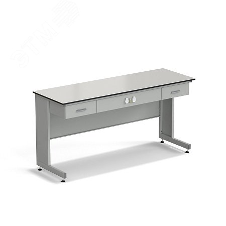 Изображение товара Лабораторный стол ЭКРОС 1800х600х900 мм с ящиками и электрикой Изображение товара Лабораторный стол ЭКРОС 1800х600х900 мм с ящиками и электрикой
