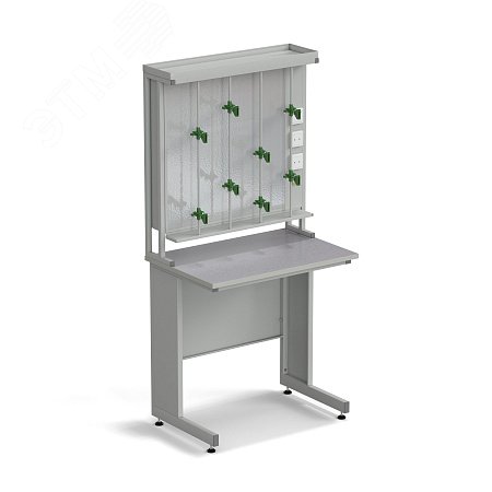 Изображение товара Лабораторный титровальный стол Экрос 900х600х900 мм с керамогранитом