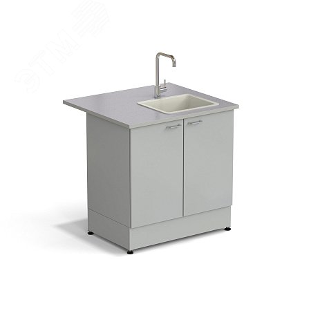 Изображение товара Лабораторный стол-мойка ЭКРОС 900х800х900 мм с керамогранитной поверхностью Изображение товара Лабораторный стол-мойка ЭКРОС 900х800х900 мм с керамогранитной поверхностью