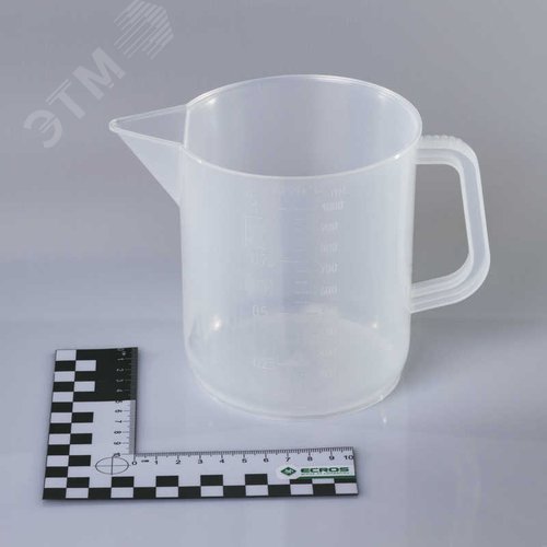 Изображение товара Мензурка с ручкой 1000 мл. ПП (шт)