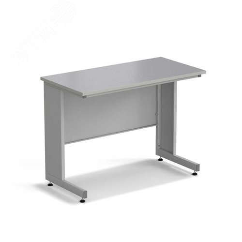 Изображение товара Стол лабораторный пристенный 1200х600х900мм, раб. поверхность - МОНОЛИТНЫЙ КЕРАМОГРАНИТ с ПВХ кромкой (шт)