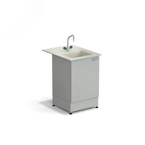 Изображение товара Стол-мойка лабораторная ЭКРОС 600х800х900 мм, чаша полипропилен, раб. поверхность - ПОЛИПРОПИЛЕН (ПП,СМ) (шт)