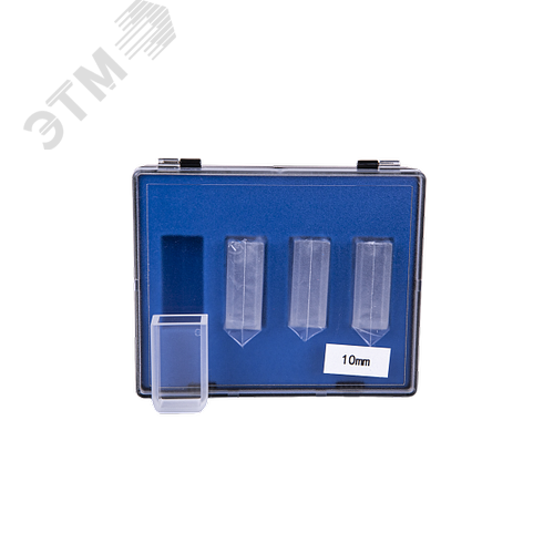 Изображение товара Кювета стеклянная КФК 10 мм, Экрос продаются кратно 4 штукам (шт)