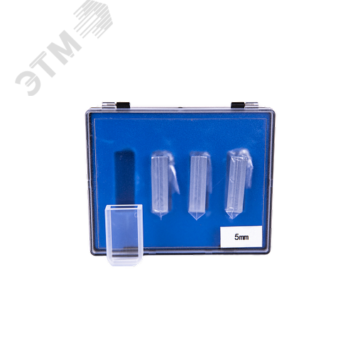 Изображение товара "Кювета стеклянная КФК 5 мм ""Экрос"" продаются кратно 4 штукам" (шт)