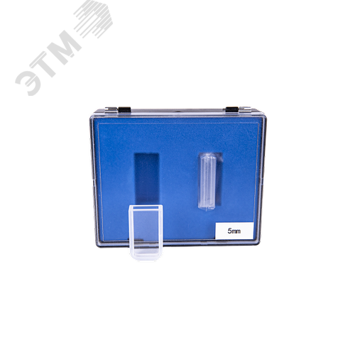 Изображение товара Кювета кварцевая КФК 5 мм, Экрос продаются кратно 2 штукам (шт)