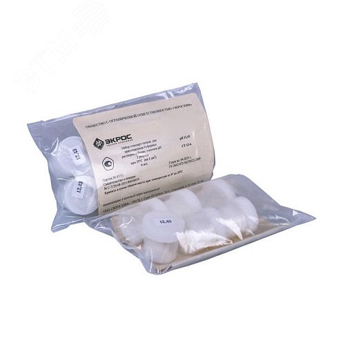 Изображение товара СТ pH-метрии 2 разряда, pH 12,43 кор (6 шт). (упак)