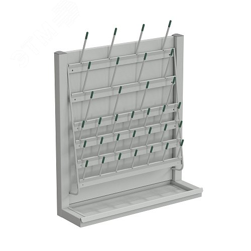 Изображение товара Сушилка лабораторная 500x150x550 настенная, серый металл (СТ,СМ) (шт)