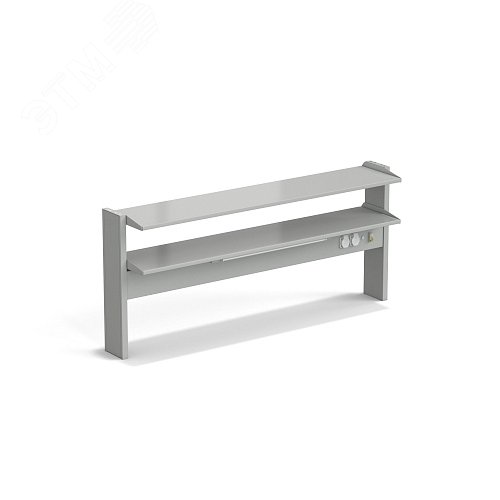 Изображение товара Стеллаж технологический пристенный лабораторный ЭКРОС с двумя полками на 1500 (СТ,СМ) (шт)