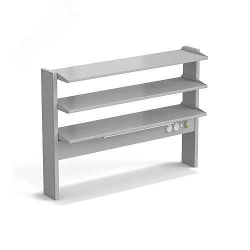 Изображение товара Стеллаж технологический пристенный лабораторный ЭКРОС с тремя полками на 1200 (СТ,СМ) (шт)