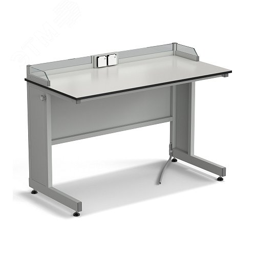 Изображение товара Стол ученический лабораторный с бортиком и розетками 1200х600х840, раб. поверхность - LABGRADE (LG,СМ) (шт)