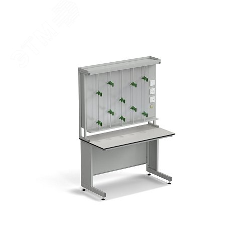 Изображение товара Стол титровальный лабораторный ЭКРОС 1200х600х750/1735 мм, раб. поверхность - LABGRADE (LG,СМ) (шт)