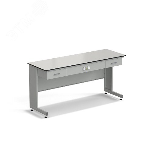 Изображение товара Стол лабораторный приборный с ящиками и электрикой ЭКРОС 1800х600х900 мм, раб. поверхность - LABGRADE (LG,СМ) (шт)