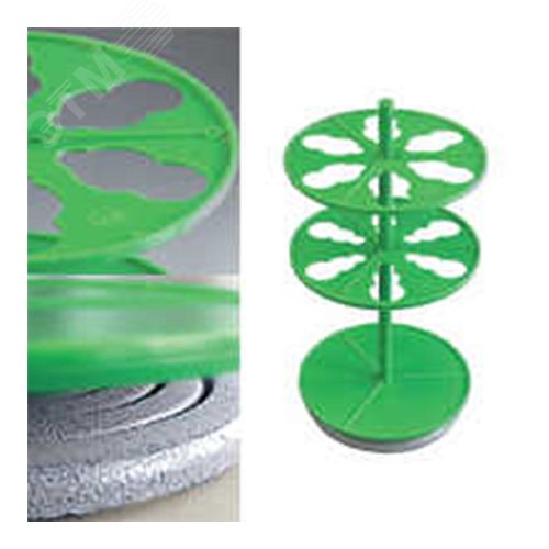 Изображение товара Штатив ЭКРОС-2920 (ПЭ-2920) для 6-ти цилиндрических делительных воронок объемом 100 мл (шт)