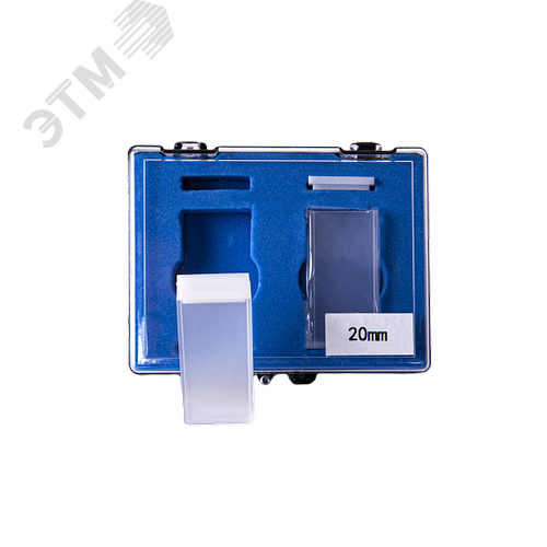 Изображение товара Кювета кварцевая 20 мм, Экрос продаются кратно 2 штукам (шт)