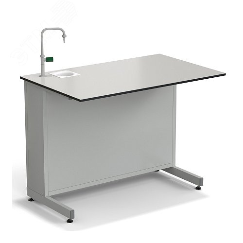 Изображение товара Стол демонстрационный лабораторный с подводом воды 1200х750х900, раб. поверхность - LABGRADE (LG,СМ) (шт)