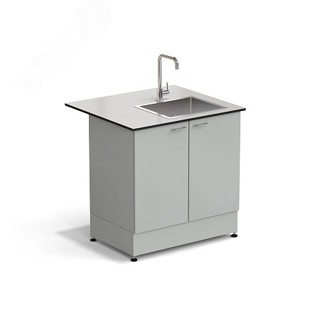 Изображение товара Лабораторный стол-мойка ЭКРОС 900x800x900 мм из нержавейки с чашей справа Изображение товара Лабораторный стол-мойка ЭКРОС 900x800x900 мм из нержавейки с чашей справа