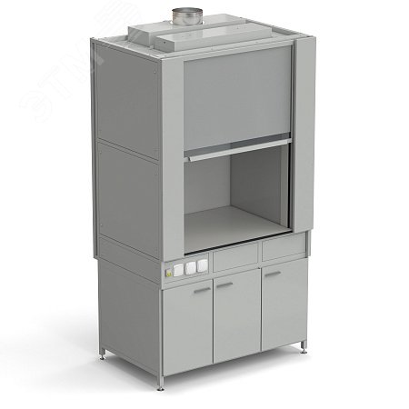 Изображение товара Вытяжной лабораторный шкаф с коконом из стеклопластика 1200х820х2240