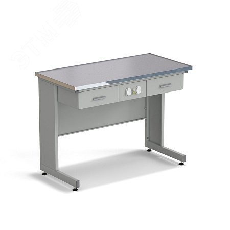 Изображение товара Лабораторный стол с электрикой и ящиками ЭКРОС 1200х600х900 мм Изображение товара Лабораторный стол с электрикой и ящиками ЭКРОС 1200х600х900 мм